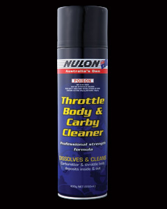 Throttle body and carby cleaner